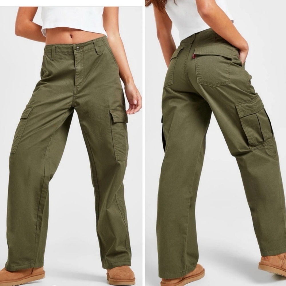 Levi's 94 Baggy Cargo Olive Night Size 26